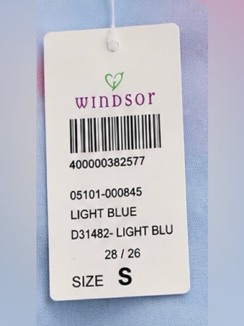 Windsor Light Blue Floral Lace Up Back Maxi Dress Size S - Picture 11 of 11
